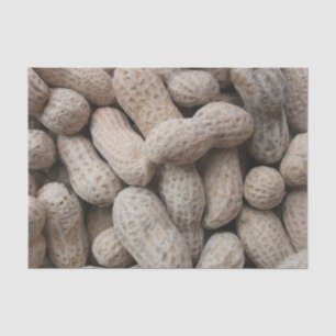 Viele Erdnüsse in Muscheln Seidenpapier