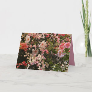 Viele farbenfrohe Blume Jeden Anlaß Blank Gruß Karte