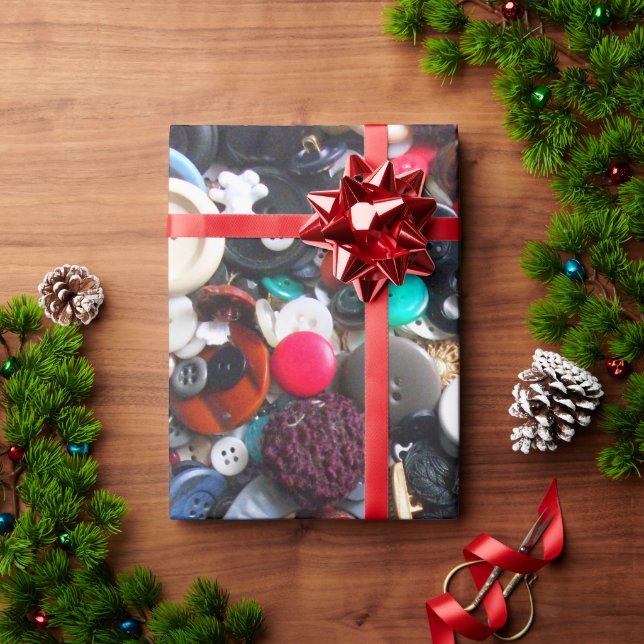 Viele farbenfrohe Tasten Geschenkpapier (Feiertagsgeschenk)