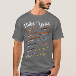 Viele Flöten der Welt Flute T-Shirt
