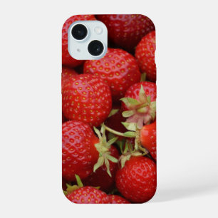 Viele frische Erdbeeren iPhone 15 Hülle