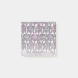 Viele Galaxy Cats Muster Post-it Klebezettel