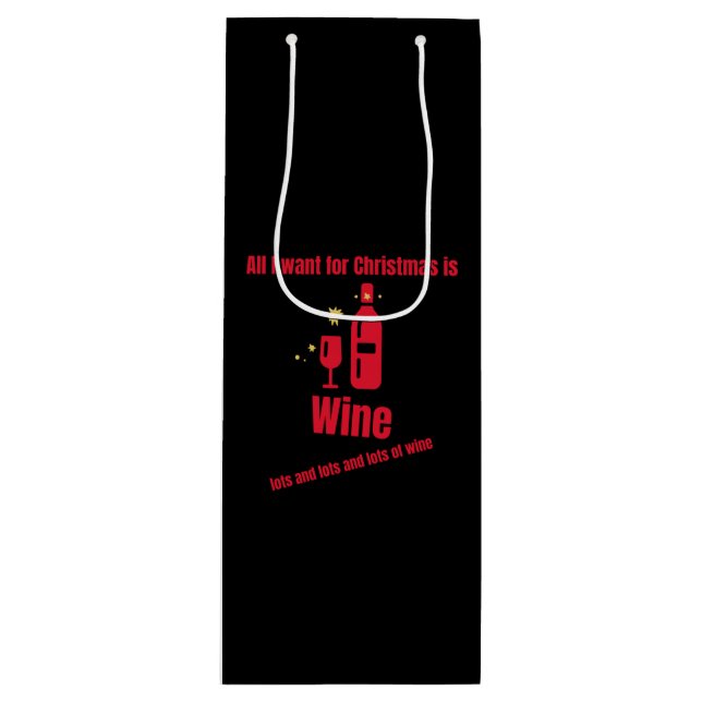 Viele Geschenktüte Für Weinflaschen (Vorderseite)