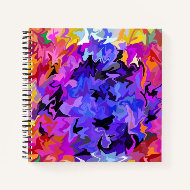 Viele Gesichter... Notizbuch (Vorderseite)