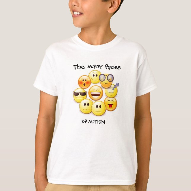 Viele Gesichter T-Shirt (Vorderseite)