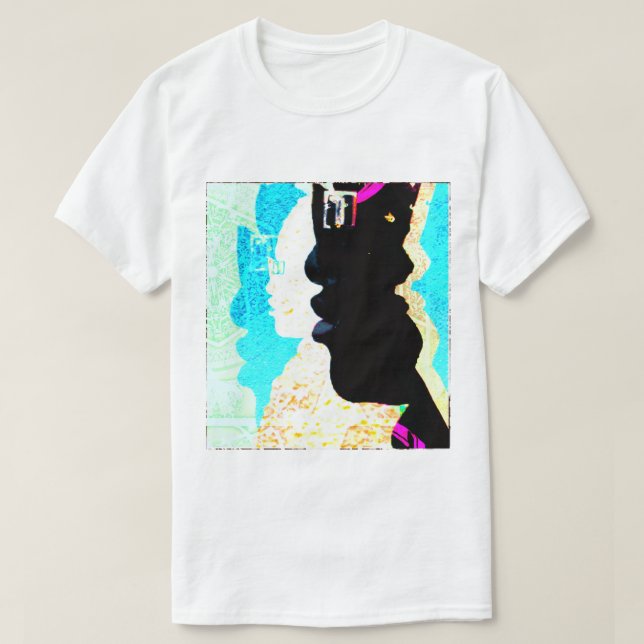 Viele Gesichter T-Shirt (Design vorne)