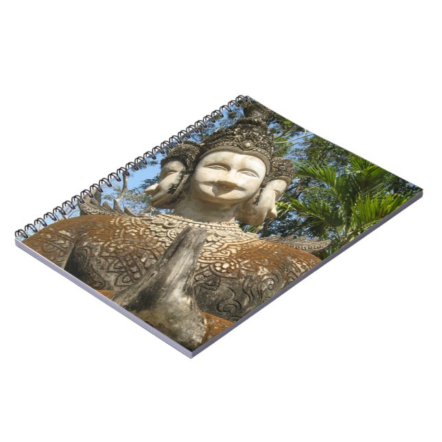 Viele Gesichter Wai ... Nong Khai, Isaan, Thailand Notizblock (Linke Seite)