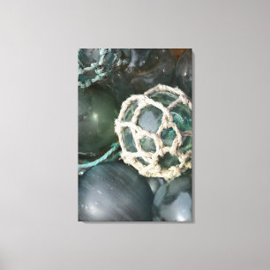 Viele Glasfischerei schwimmt, Alaska Leinwanddruck