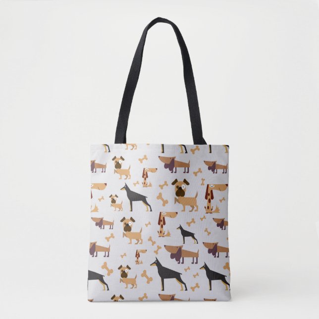 Viele Hunde Tasche (Vorderseite)