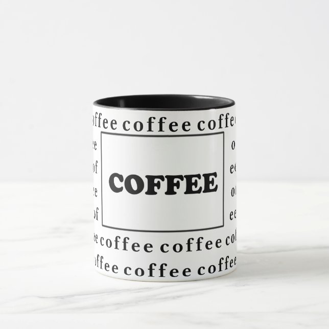 Viele Kaffee Tasse (Zentrum)