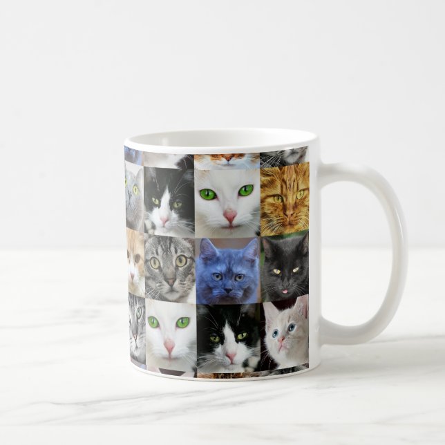 Viele Kätzchen Cat Lovers Kaffee Tasse (Rechts)