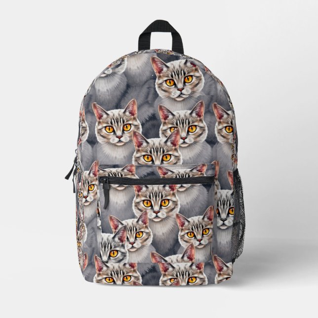 Viele Katzen drucken Nähtasche Bedruckter Rucksack (Vorderseite)