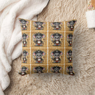 Viele Koala Pirate Print Kissen