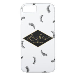 Viele Lashes Muster Lash Salon Personalisiert iPhone 13 Hülle