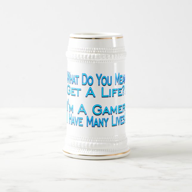 Viele LebenGamer Bierglas (Mittel)