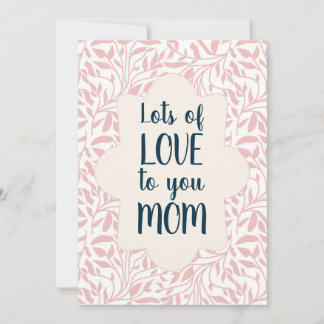 Viele Liebe an Dich Mama Muttertagskarte Dankeskarte