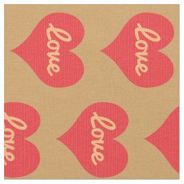 Viele Lieben Muster Stoff