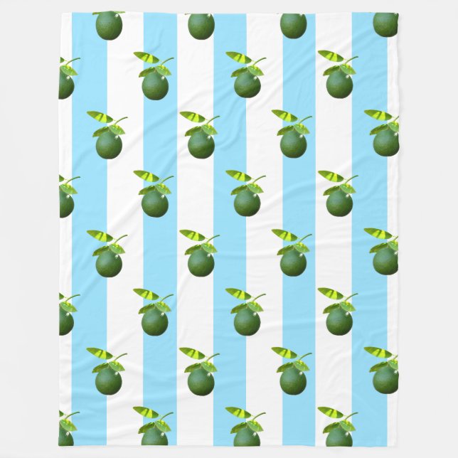 Viele Limone Fleecedecke (Vorderseite)
