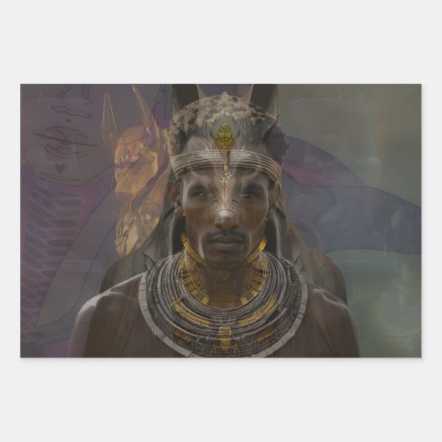 Viele Manifestationen von Anpu Geschenkpapier Set (Vorderseite)