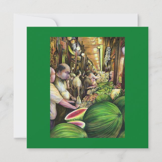 Viele Männer, viele Melonen, Budapest (Vorderseite)