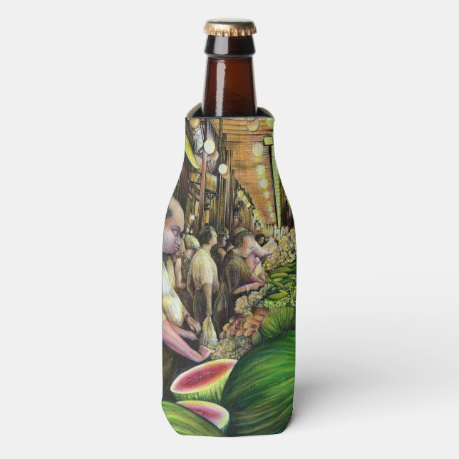 Viele Männer, viele Melonen, Budapest Flaschenkühler (Flaschenvorderseite)