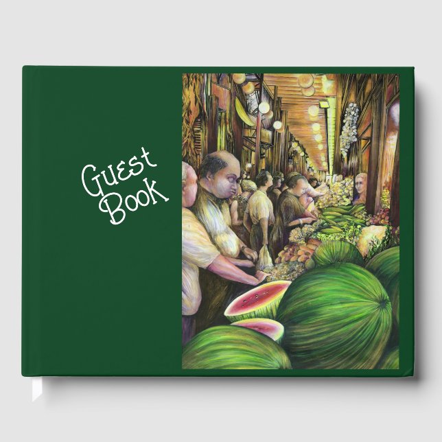 Viele Männer, viele Melonen Gästebuch (Vorderseite)