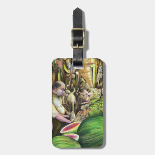 Viele Männer, viele Melonen Gepäckanhänger