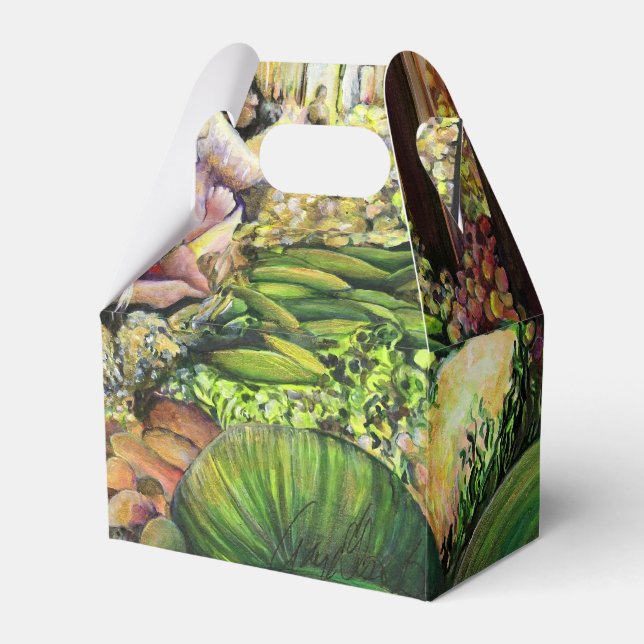 Viele Männer, viele Melonen Geschenkschachtel (Vorderseite)