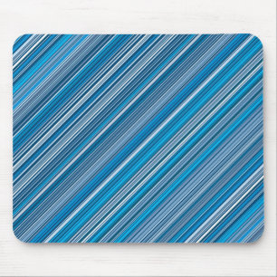 Viele mehrfarbige Streifen ins Blaue… Mousepad