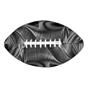 Viele mit grauen Grooves auf schwarzem Hintergrund Football