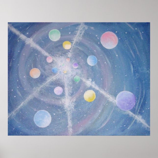 Viele Moos drucken Poster (Vorne)