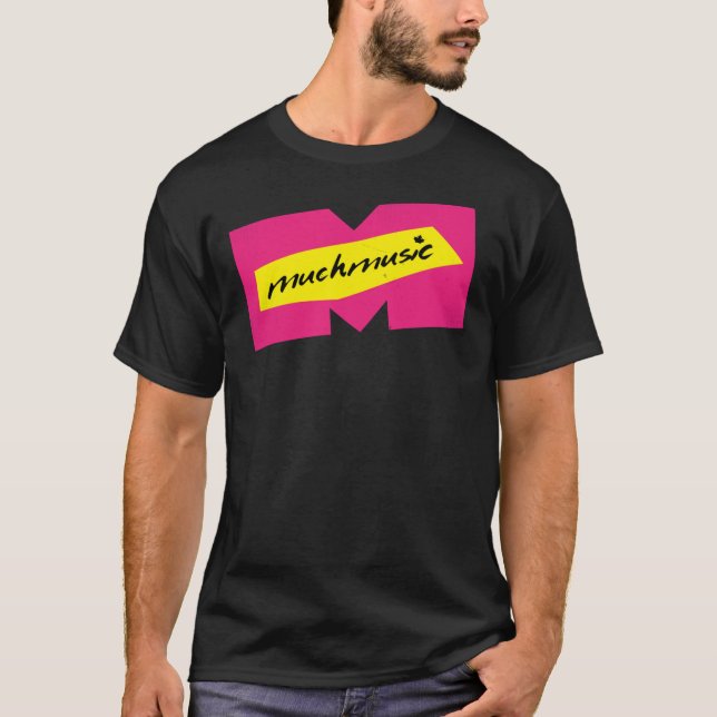 VIELE MUSIK-RETRO-LOGO T-Shirt (Vorderseite)