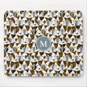 Viele Parson Jack Russell Terrier Hunde Muster  Mousepad