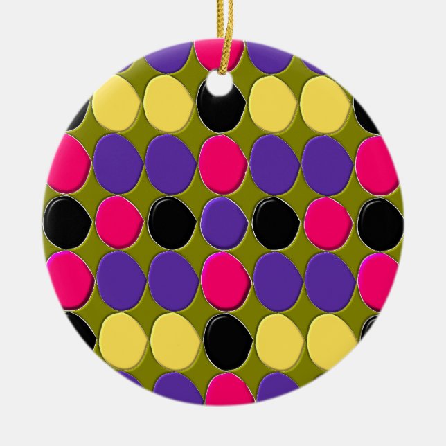 Viele Pendants Keramikornament (Vorne)