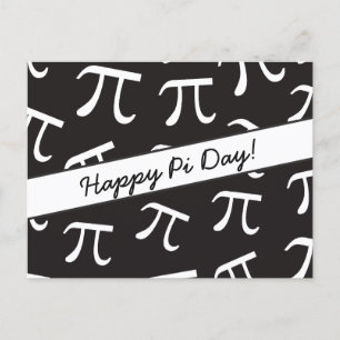 Viele Pi - Mathe - Happy Pi Day Postcard Postkarte
