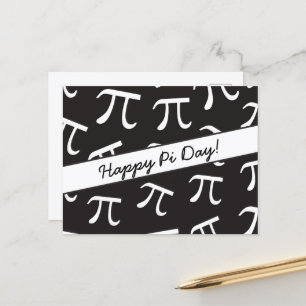 Viele Pi - Mathe - Happy Pi Day Postcard Postkarte