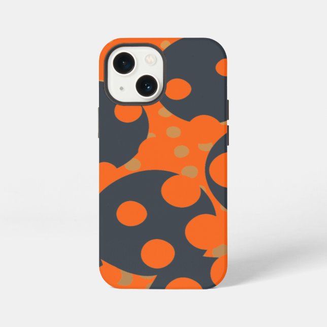 Viele Punkte iPhone Hülle (Rückseite)
