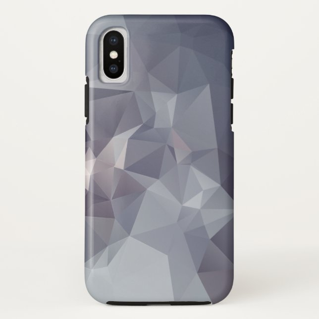 Viele Schattierungen des grauen Pyramidenmusters Case-Mate iPhone Hülle (Rückseite)