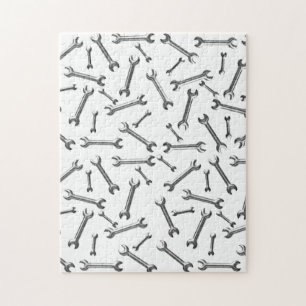 Viele Schraubenschlüssel Puzzle