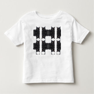 Viele schwarzen Katzen-T-Shirt Kleinkind T-shirt