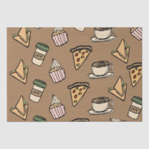 Viele Speisen Seidenpapier