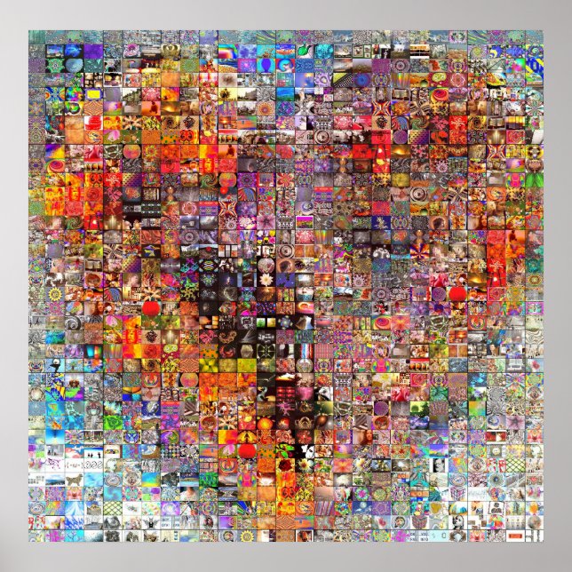 Viele Standpunkte Eine Herz-Liebe Poster (Vorne)