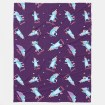 Viele Stimmungen eines rosa, blauen und Lila Einho