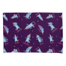 Viele Stimmungen eines rosa, blauen und Lila Einho