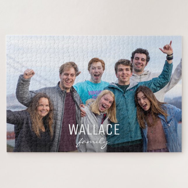 Viele Stücke Wiedersehen kundenspezifisches Foto Puzzle (Horizontal)