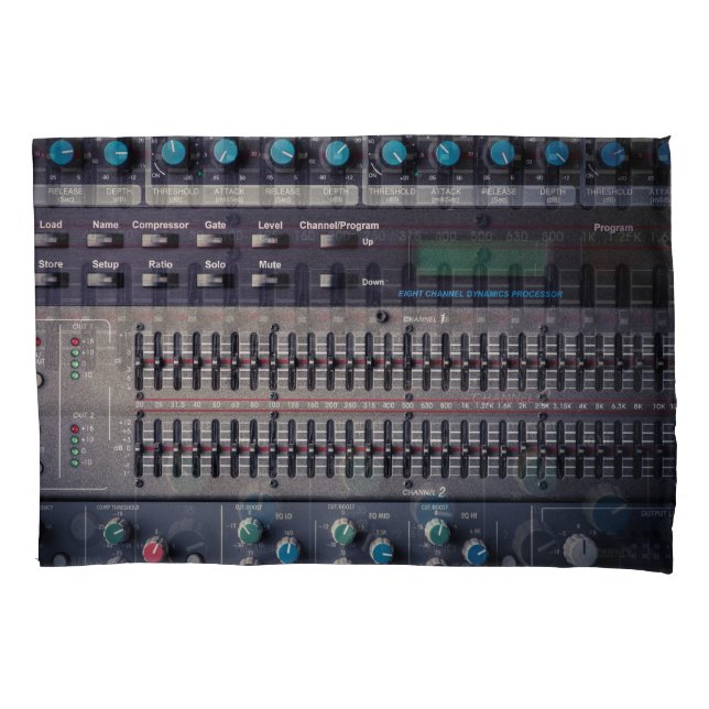Viele Tasten Sound Mixer Studio Kissenbezug (Vorderseite)