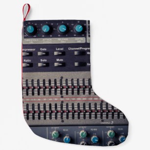 Viele Tasten Sound Mixer Studio Kleiner Weihnachtsstrumpf