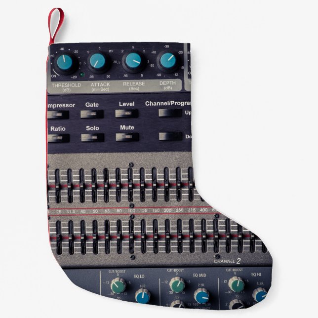 Viele Tasten Sound Mixer Studio Kleiner Weihnachtsstrumpf (Vorderseite)