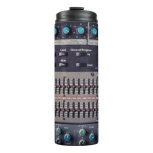 Viele Tasten Sound Mixer Studio Thermosbecher