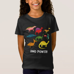 Viele verschiedene Cartoon Dinosaurier in allen Fa T-Shirt